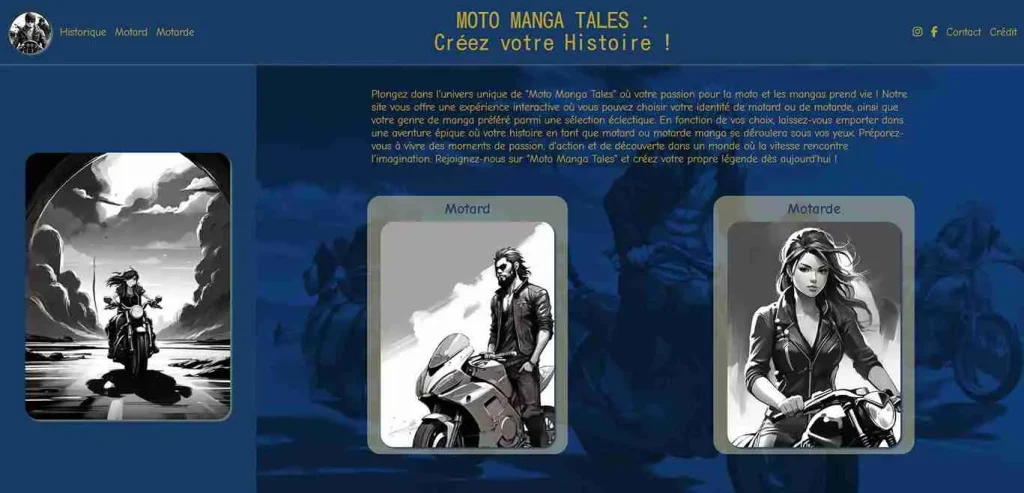 Page d'accueil du site interactif mmt