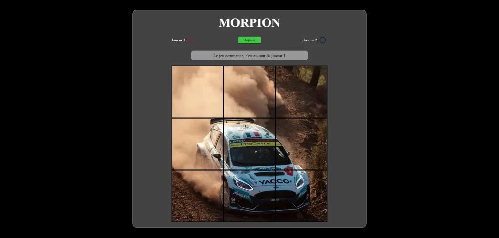 visuel du mini jeux Morpion