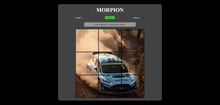 visuel du mini jeux Morpion